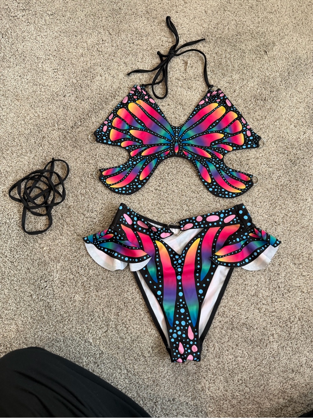 NWOT Devils Walking Butterly rave outfit